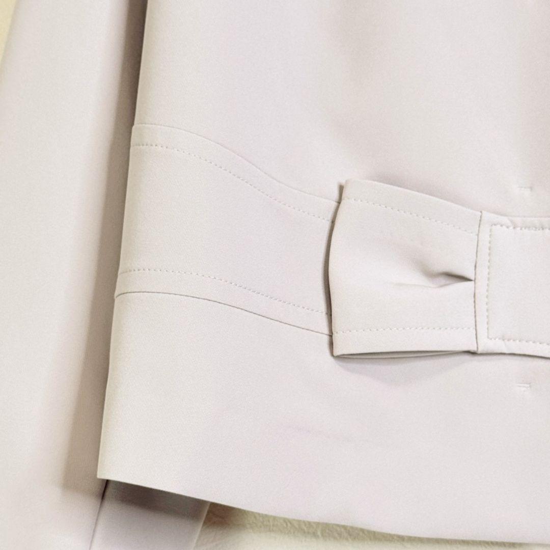 ローズティアラ大きいサイズ ダブルクロスリボンジャケット