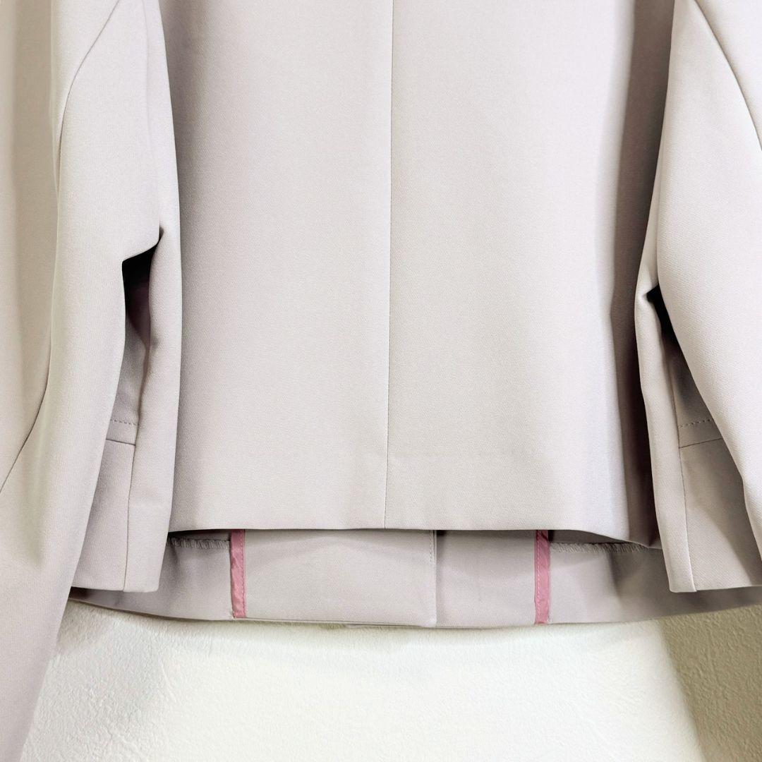 ローズティアラ大きいサイズ ダブルクロスリボンジャケット