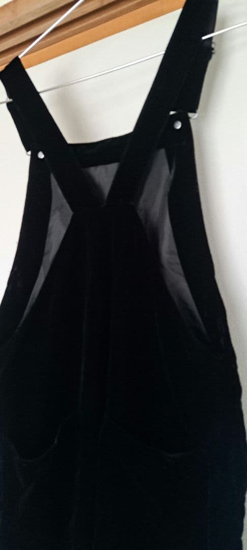 美品ユナイテッドアローズブラックサロペット・オーバーオール