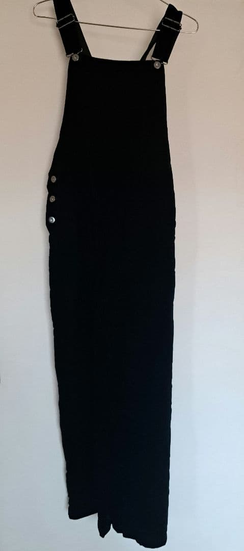 美品ユナイテッドアローズブラックサロペット・オーバーオール