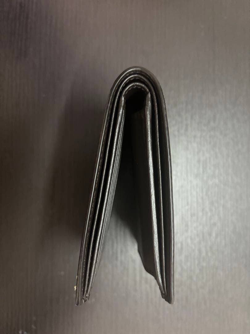 ベ*た様 超美品　GUCCI GGキャンバス 二つ折り財布　箱付き