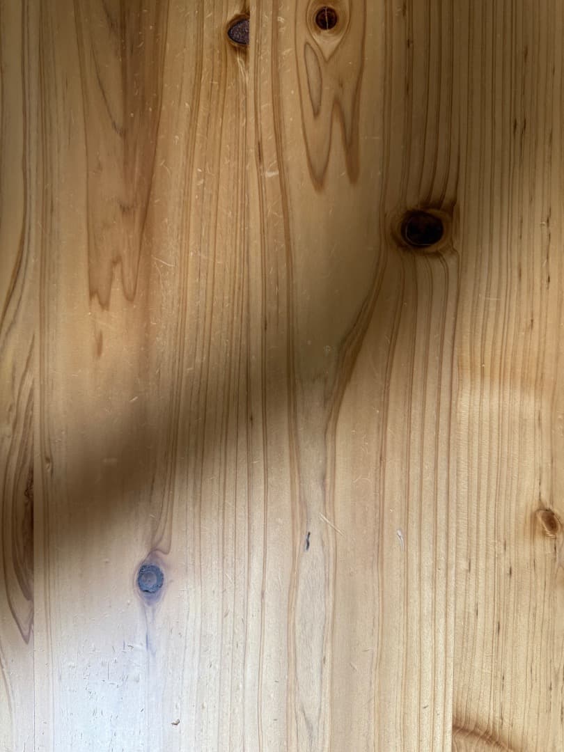 KANADEMONO かなでもの TABLE 無垢 杉 Black Steel