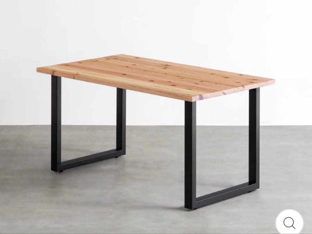 KANADEMONO かなでもの TABLE 無垢 杉 Black Steel