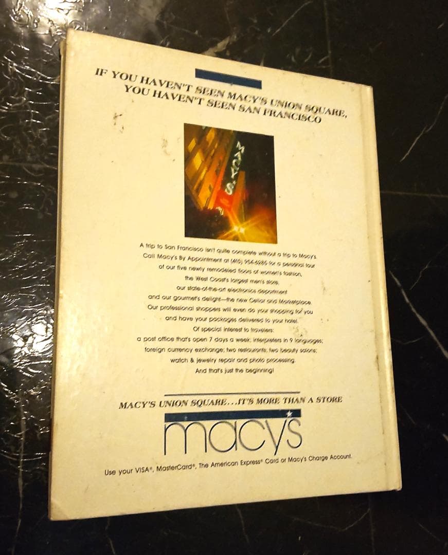 サンフランシスコ ヒルトンホテル ビジターガイドブック　古い洋書 　英語