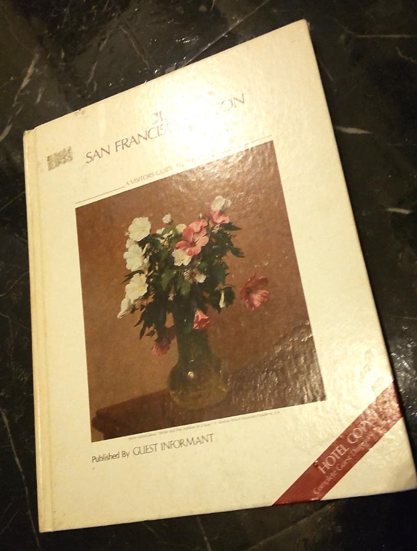 サンフランシスコ ヒルトンホテル ビジターガイドブック　古い洋書 　英語