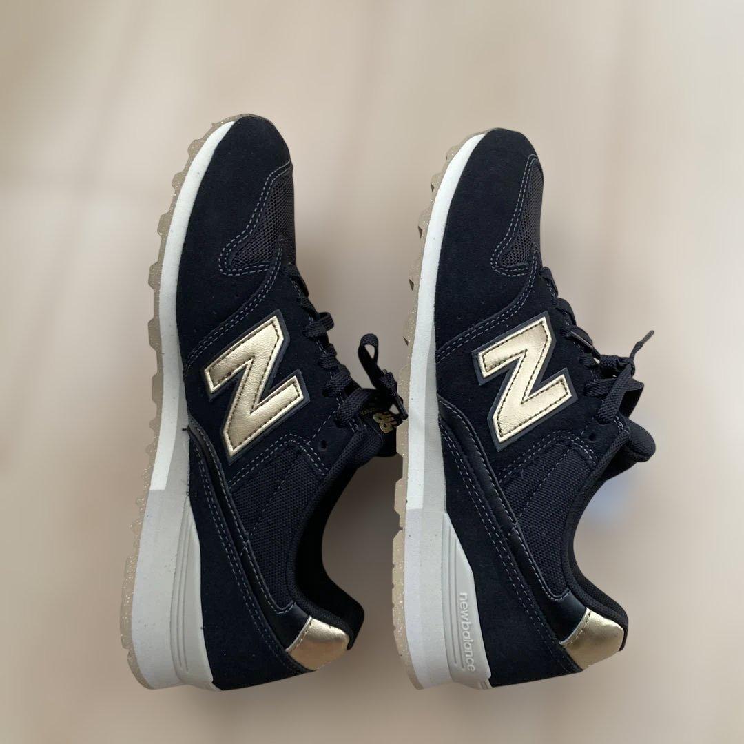 新品未使用 New Balance レディースWL996 ブラック 25.5