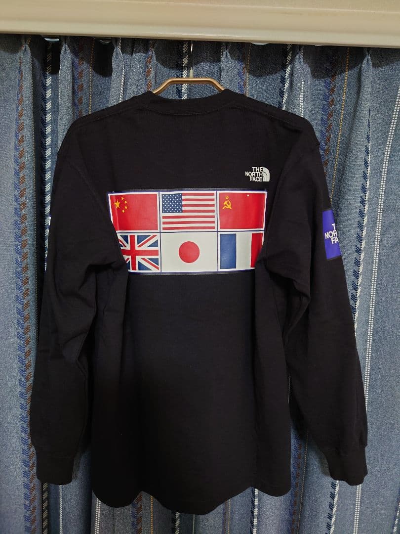 L/S Trans Antarctica Tee M 黒 新品 ノースフェイス