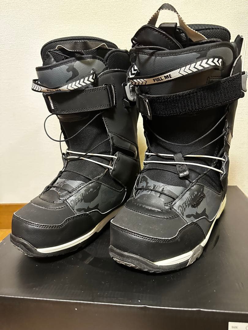 DEELUXE スノーボードブーツ 26.5 ブラック　カモフラ