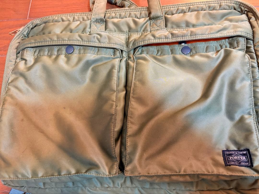 PORTER タンカー 3WAY ブリーフケース セージグリーン　　廃盤