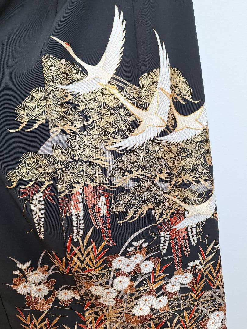 着物リメイクワンピース3643