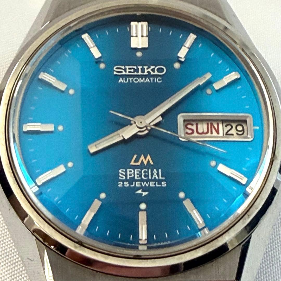 希少　SEIKO LM Special 25JEWELS 稼動品　ブルー