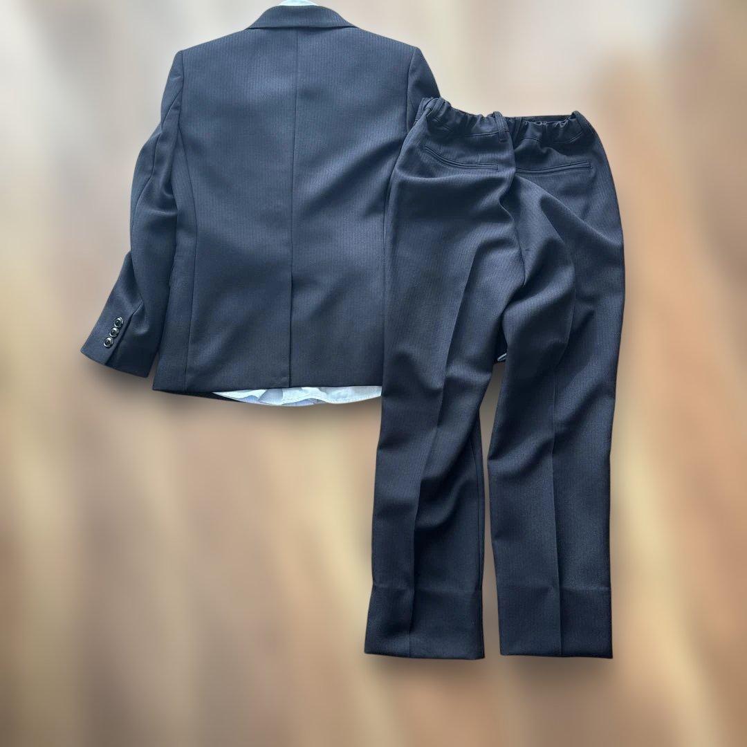 BEAMS フォーマルスーツ ネイビーブルー　150