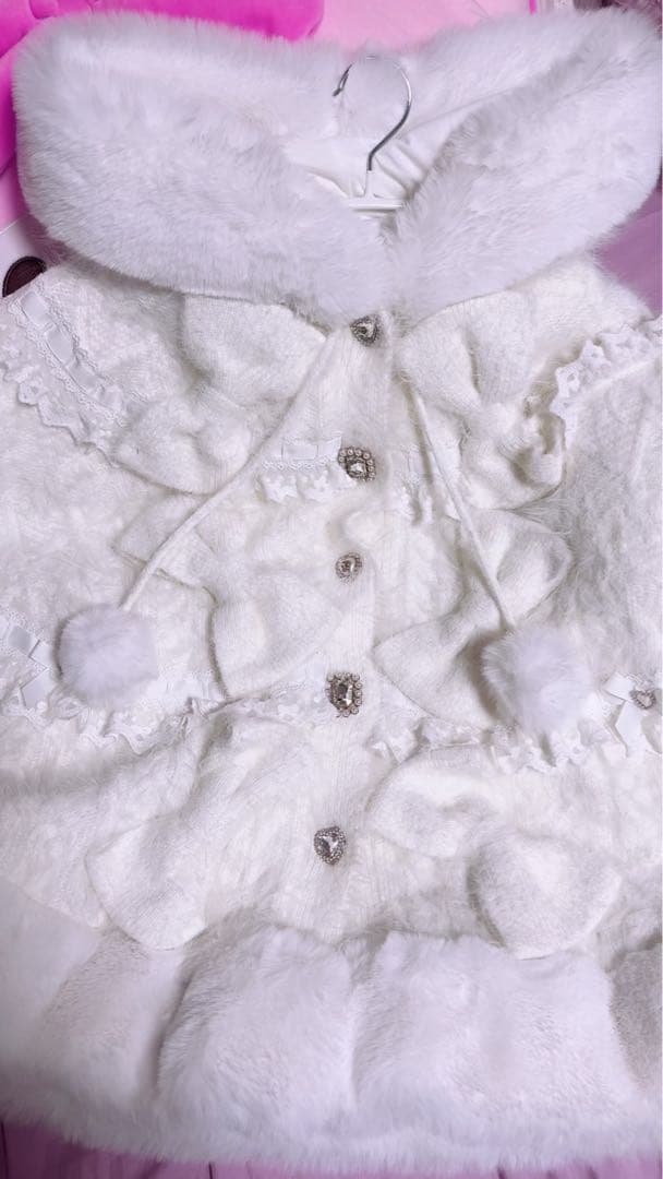 美品 ♡ LIZLISA ミルフィーユレースポンチョ ホワイト