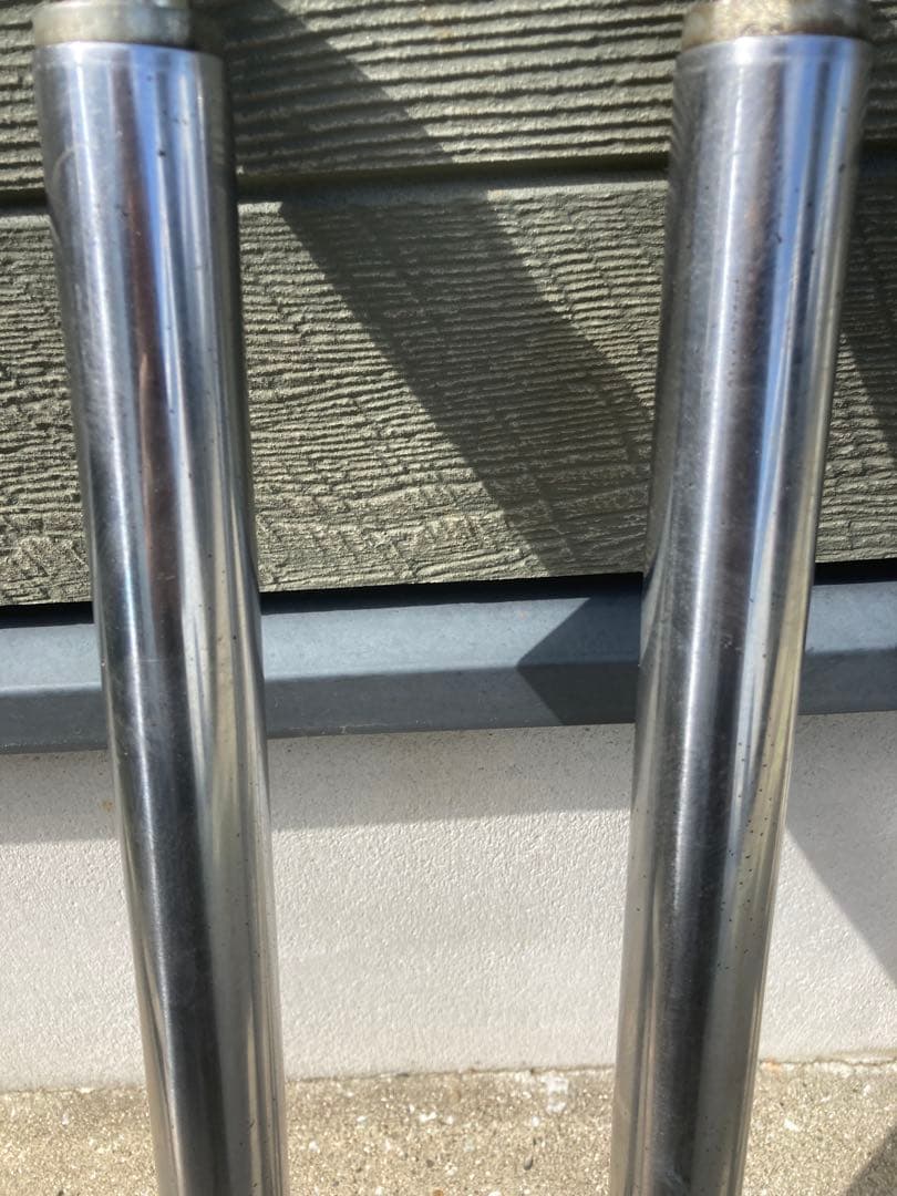 美品 NS-1 フロントフォーク 曲がり確認　シートパイプ加工済 画像　流用