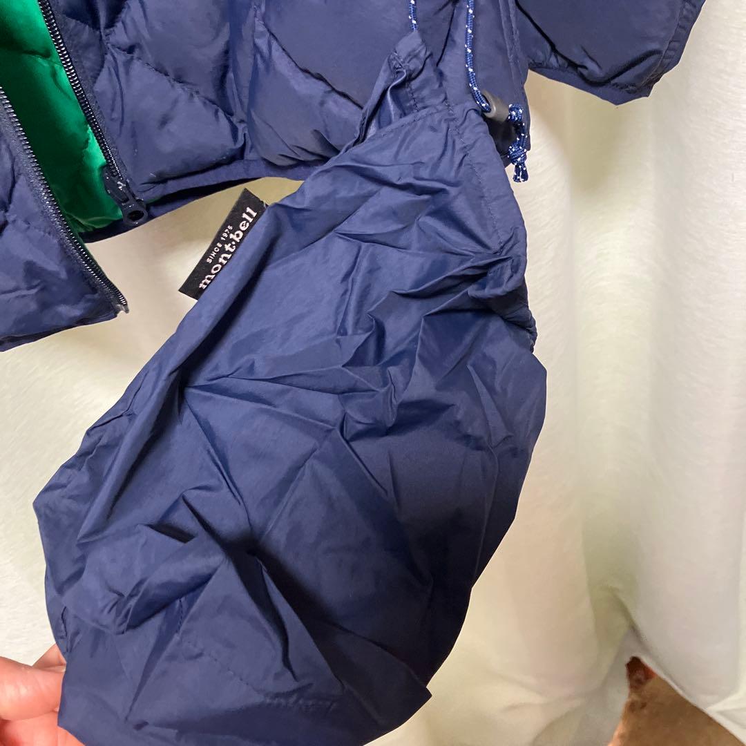 モンベル　リバーシブルダウン　キッズ160
