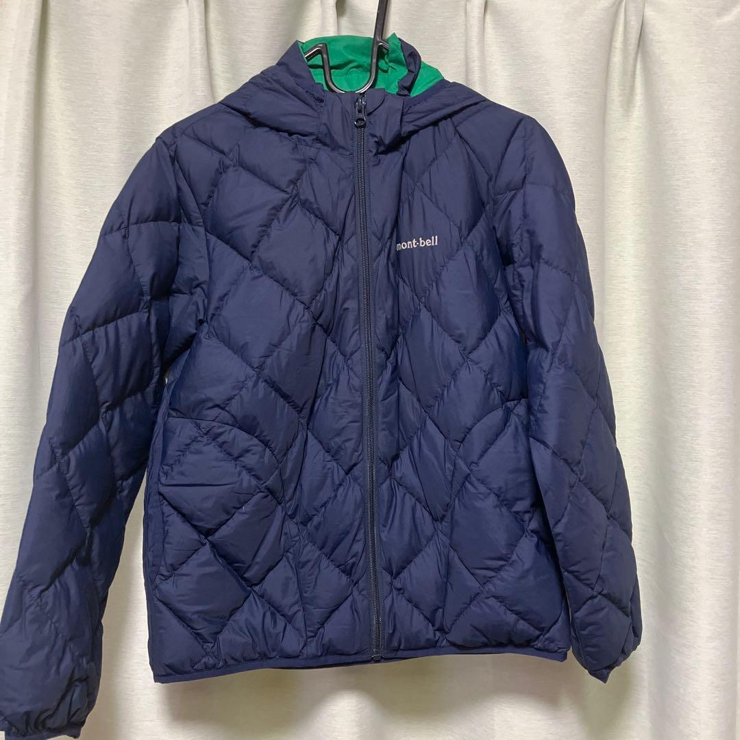モンベル　リバーシブルダウン　キッズ160