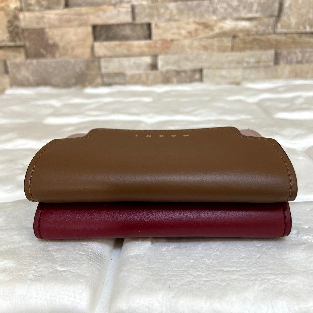 【新品同様】MARNI　マルニ　三つ折り財布　PFMOW02U23
