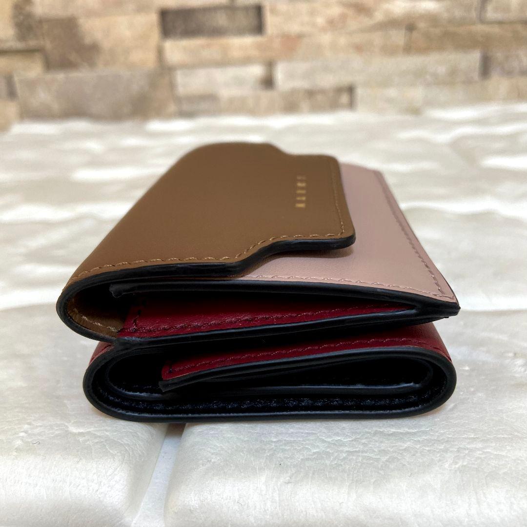 【新品同様】MARNI　マルニ　三つ折り財布　PFMOW02U23