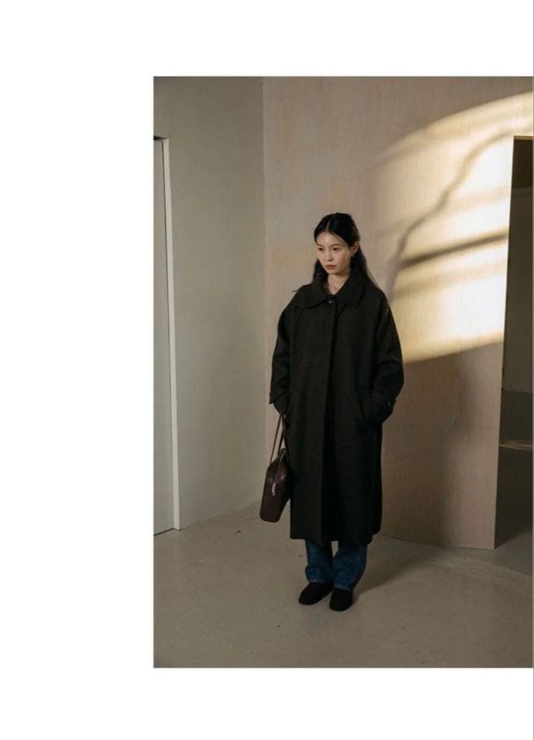 ohotoro dublin coatブラウン フリーサイズ