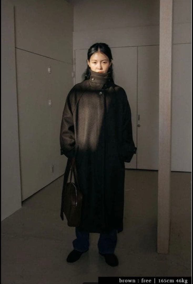 ohotoro dublin coatブラウン フリーサイズ