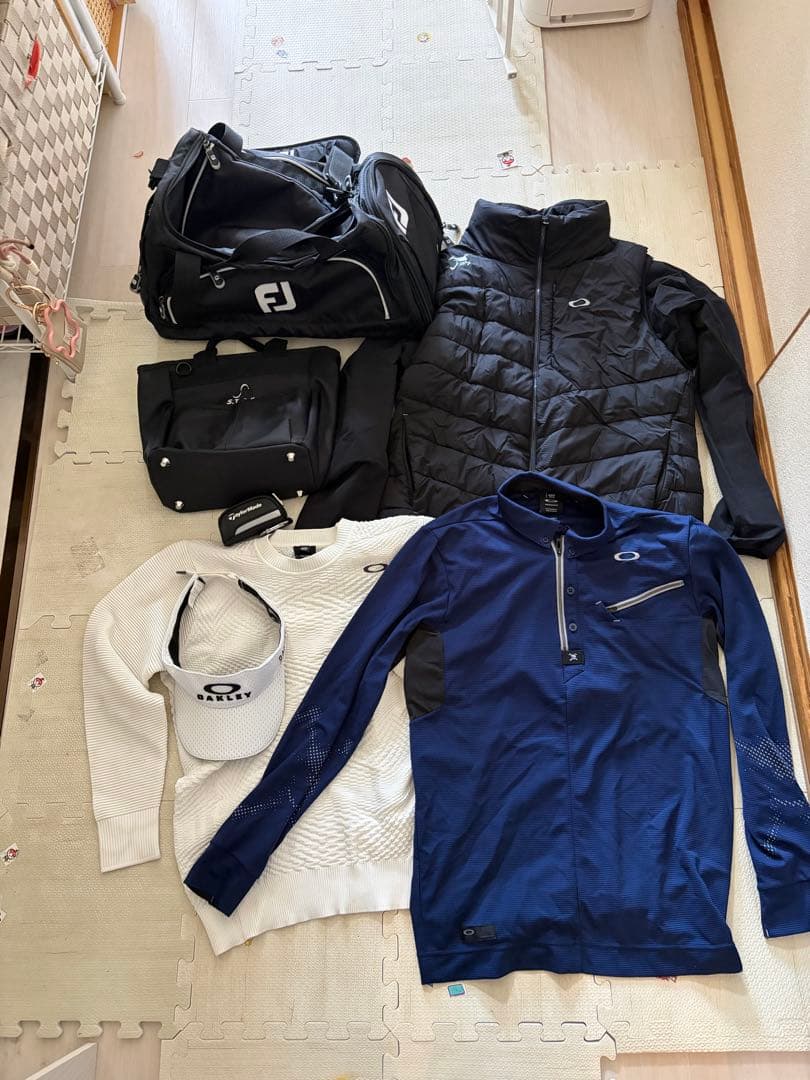 ゴルフセット　ウェア　バッグ　サンバイザー