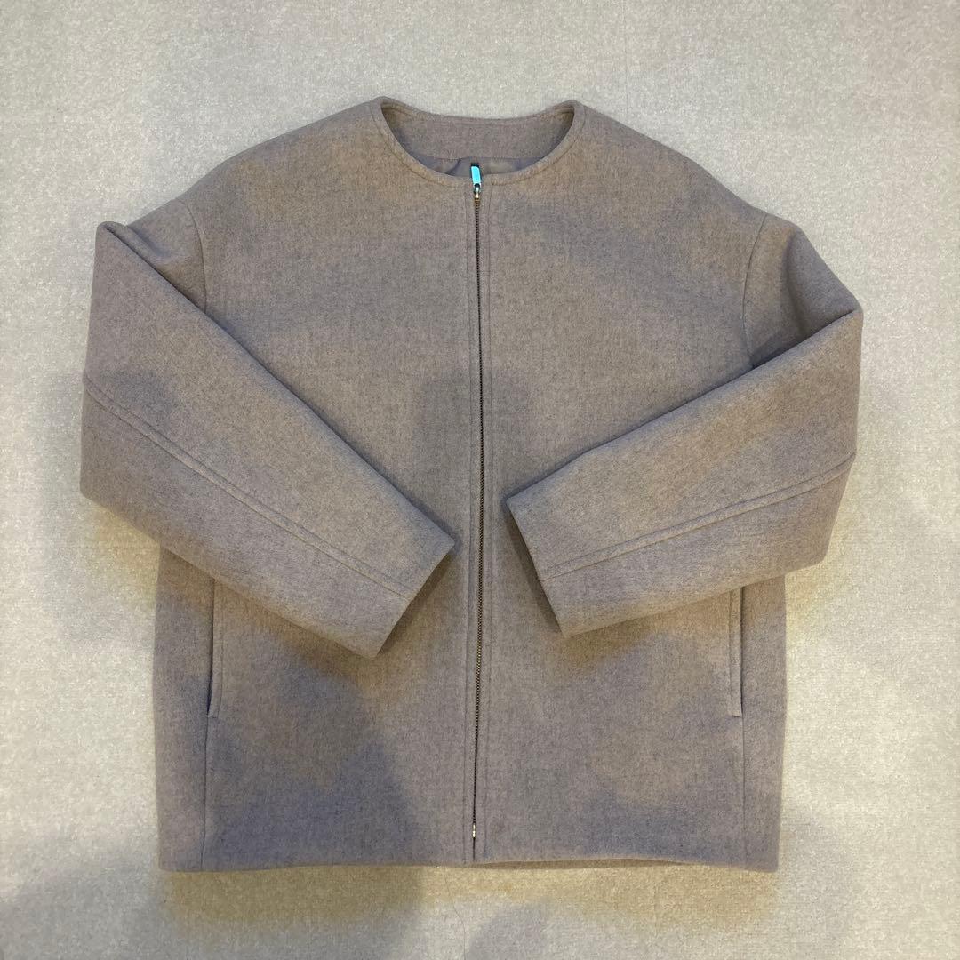 Noble MTRカラーレスジップショートコート　ノーブル　36号