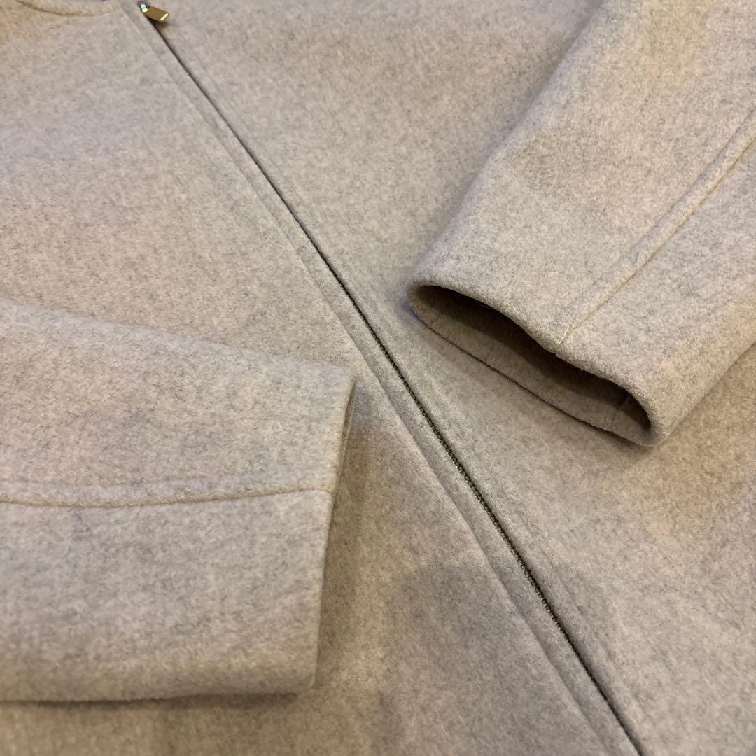 Noble MTRカラーレスジップショートコート　ノーブル　36号