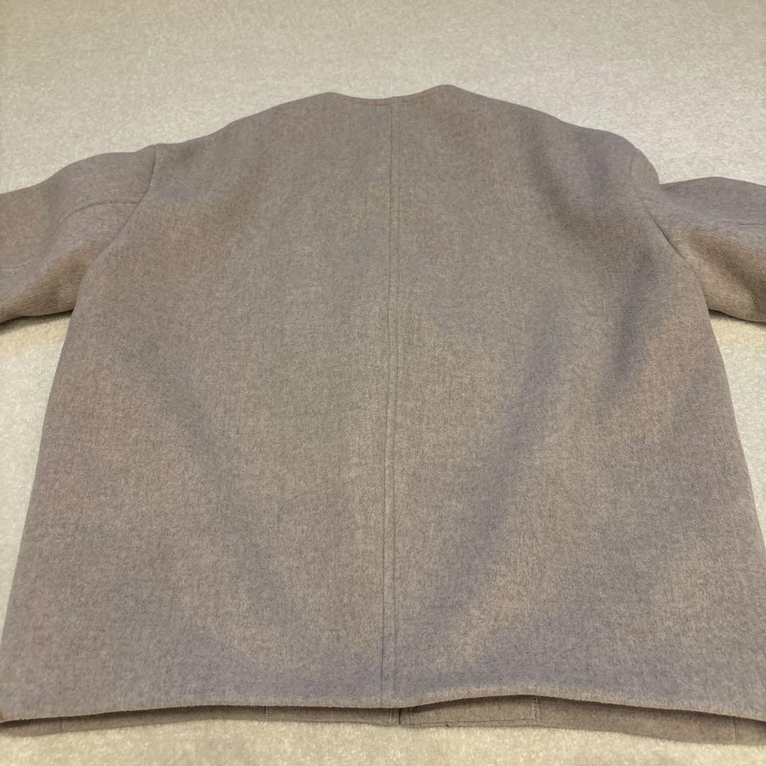 Noble MTRカラーレスジップショートコート　ノーブル　36号