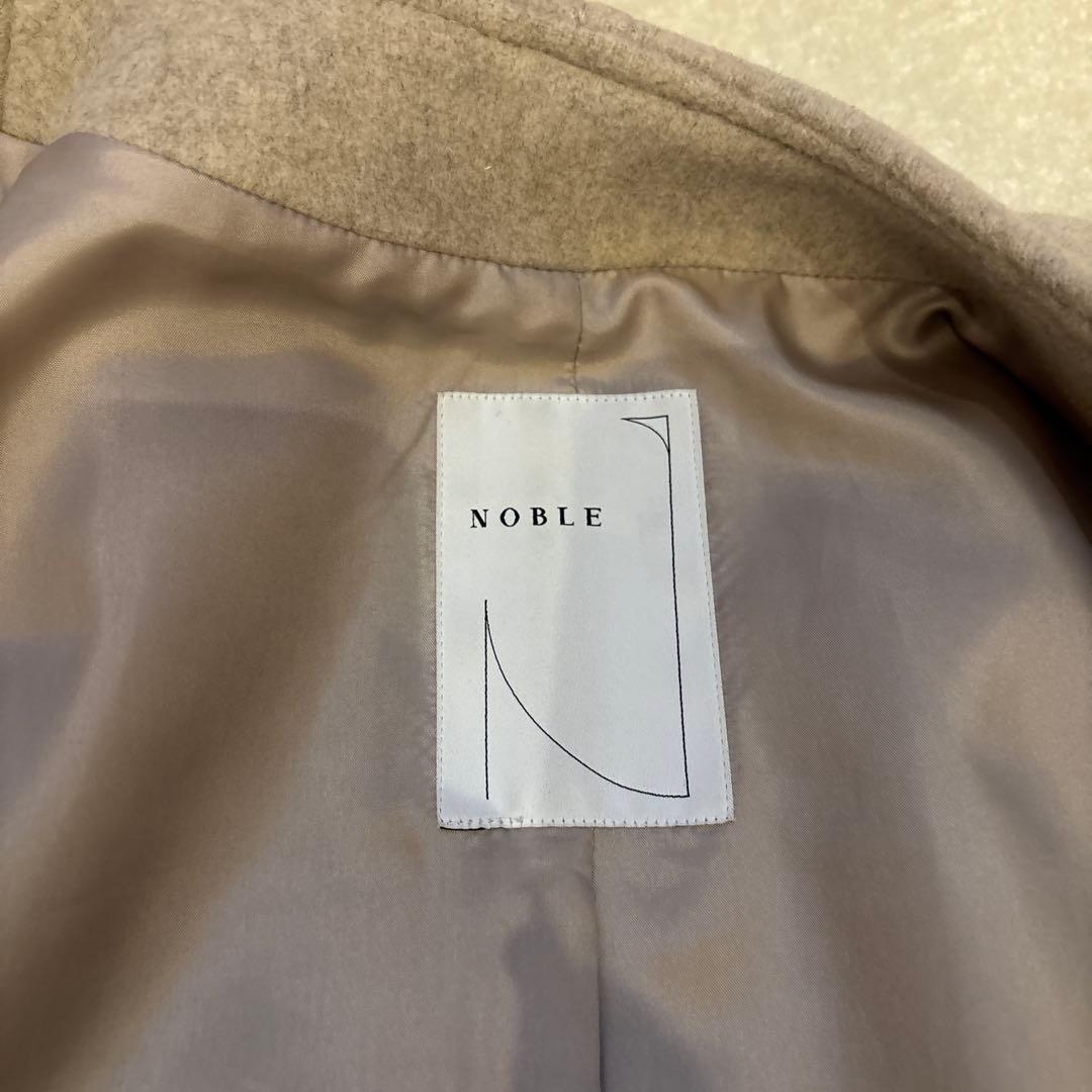 Noble MTRカラーレスジップショートコート　ノーブル　36号