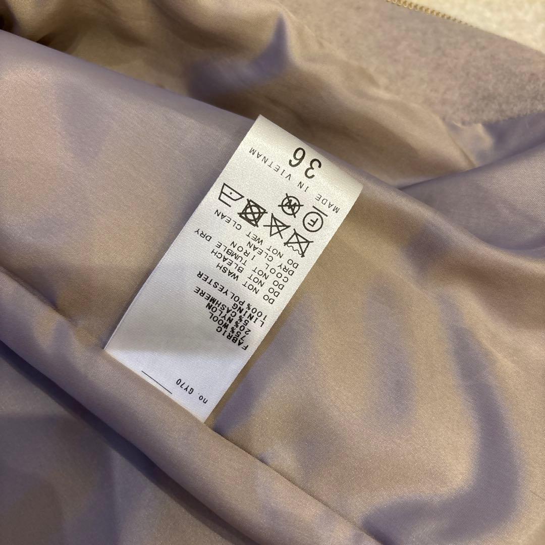 Noble MTRカラーレスジップショートコート　ノーブル　36号