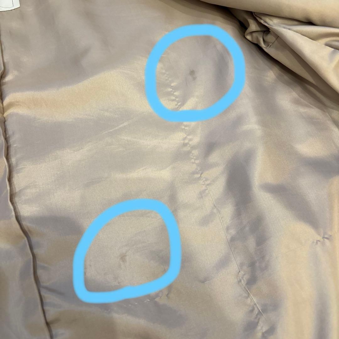 Noble MTRカラーレスジップショートコート　ノーブル　36号