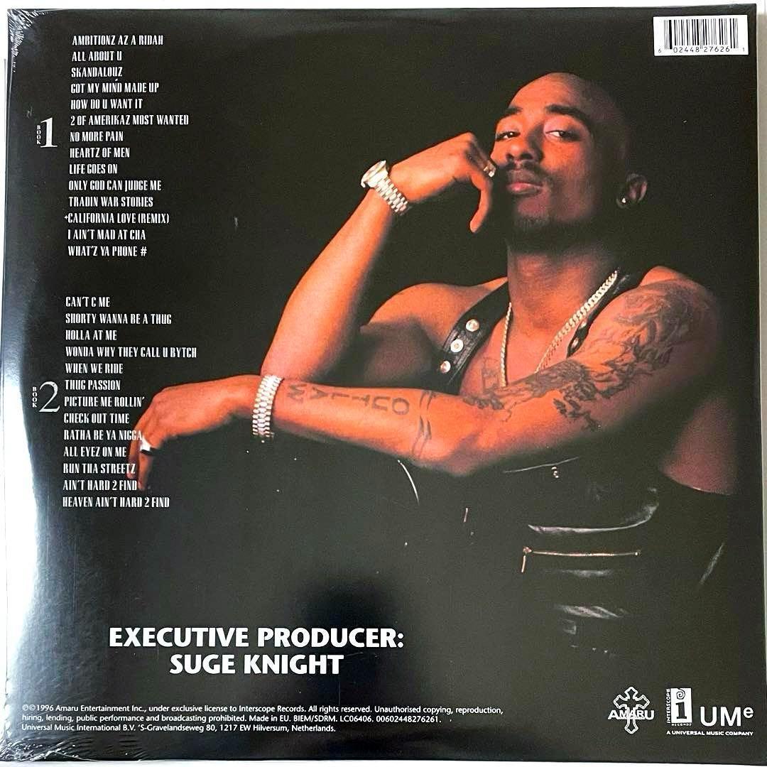 未開封 2Pac / All Eyez On Me 4LP レコード