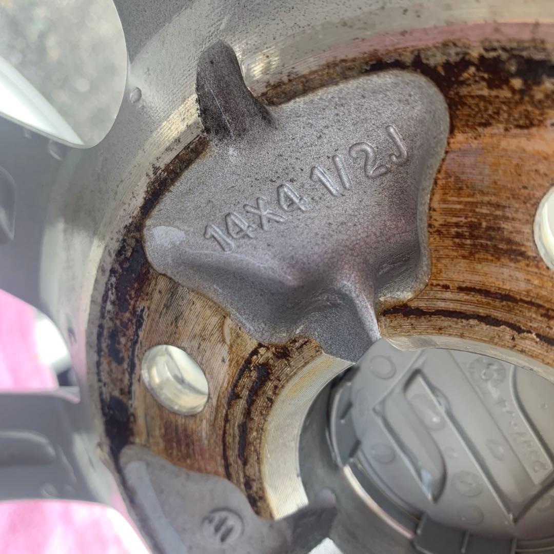 エブリィワゴン　DA17W 純正アルミホイール14インチ