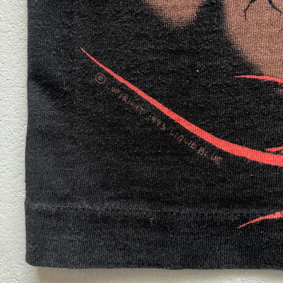 h*ン様 90s USA製 LIQUID BLUE ドラゴン　Tシャツ　Lサイズ