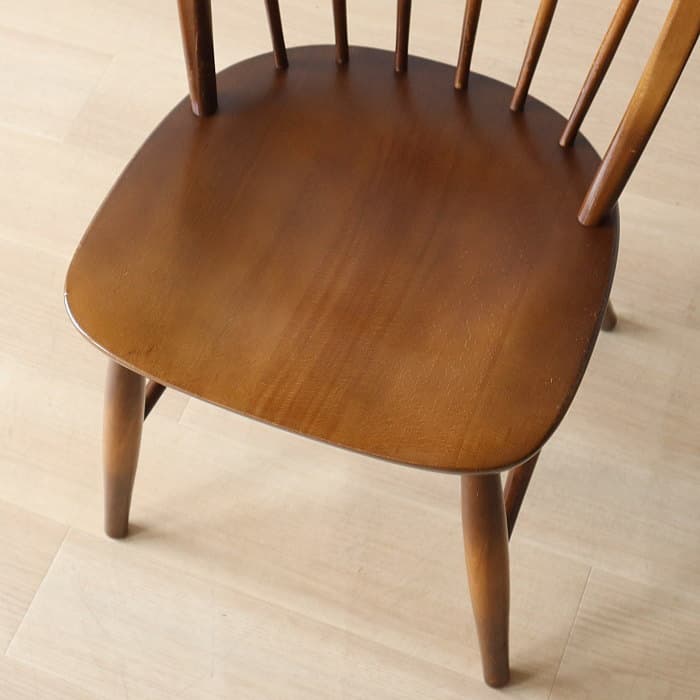 アンティーク 飛騨産業 キツツキ ウィンザーチェア ブナ材 無垢材②