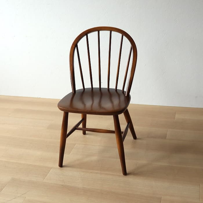 アンティーク 飛騨産業 キツツキ ウィンザーチェア ブナ材 無垢材②