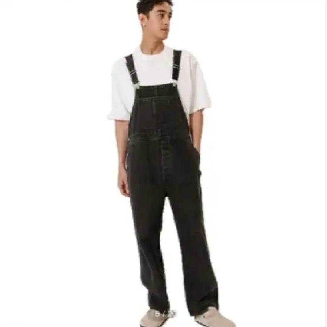 12oz Overall/12オンスオーバーオール　ブラックデニムサロペット