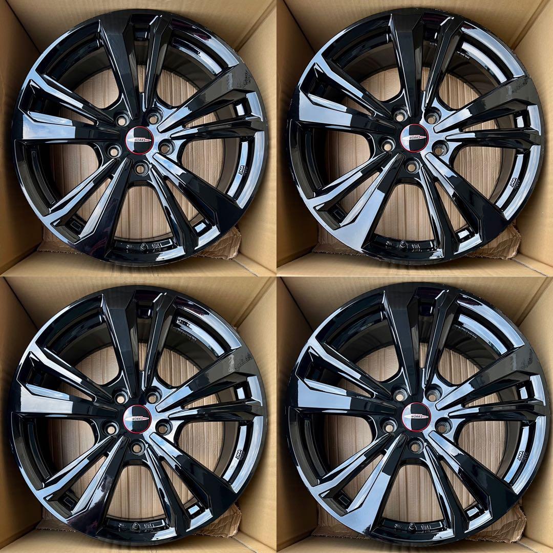 艶あり黒◆MINI クラブマンF54 JCW TASホイール18インチ4本セット