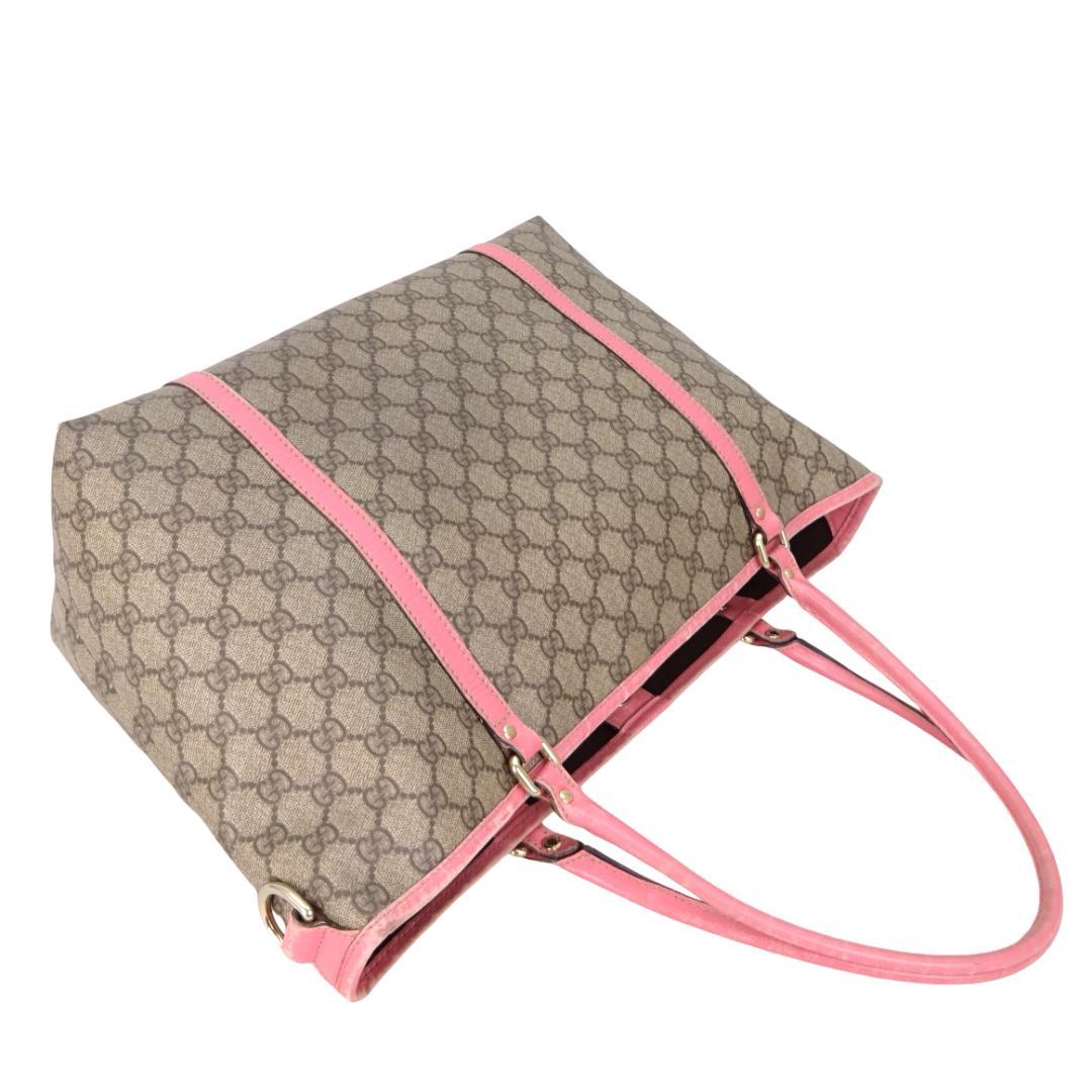 本物 ■ グッチ ■ GG スプリーム トート ベージュ ショルダートートバッグ