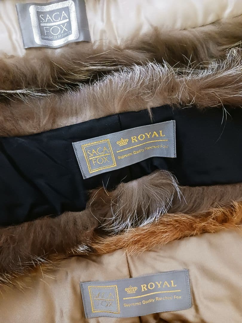 毛皮ファー襟巻きティペットマフラー&カフス17点セットまとめ売りSAGAFOX