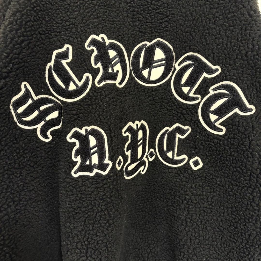 2XL 希少サイズ✨ ショット ボアスタジャン ロゴワッペン 内側総柄 レザー