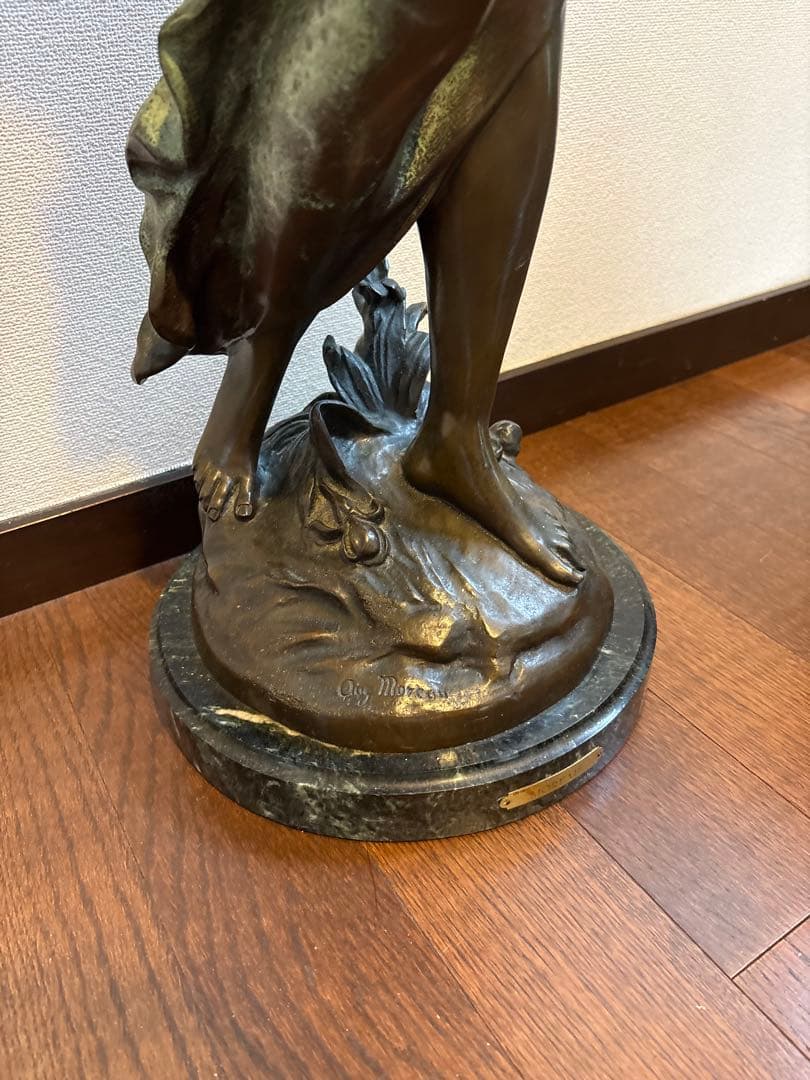 マ*ル様 美品　ブロンズ像(オーギュスト・モロー) 彫刻