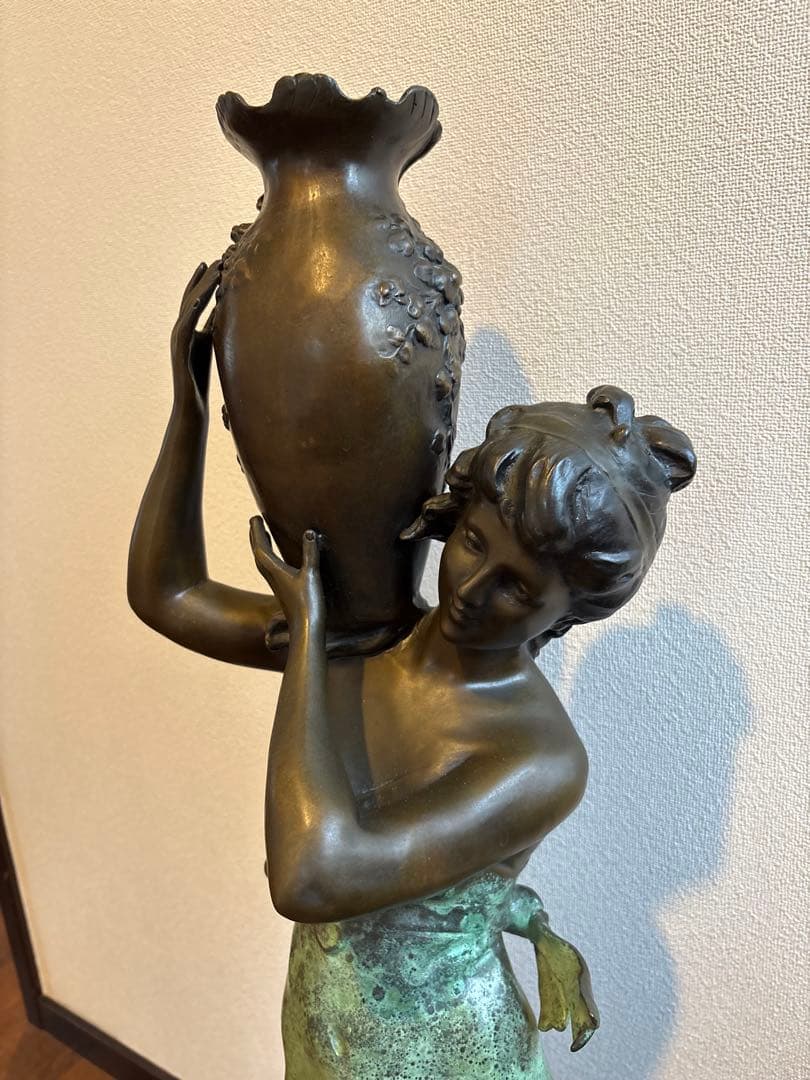 マ*ル様 美品　ブロンズ像(オーギュスト・モロー) 彫刻