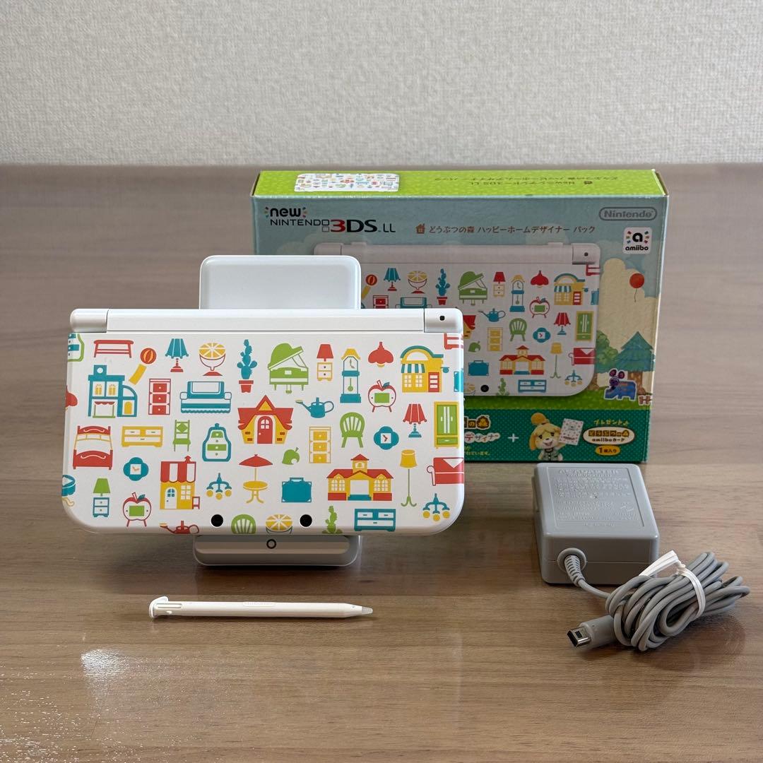 4-271 Newニンテンドー3DS LL ハッピーホームデザイナー 上下IPS