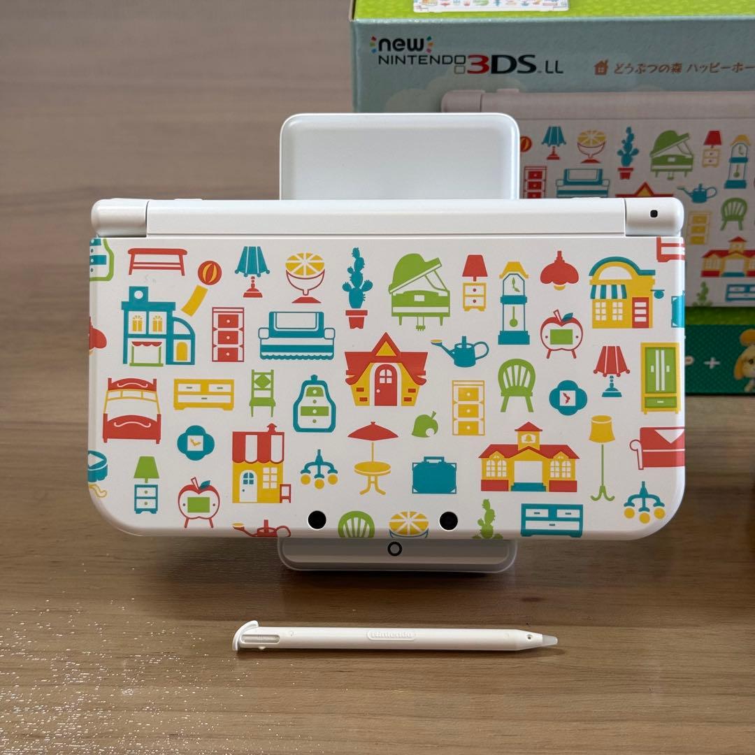4-271 Newニンテンドー3DS LL ハッピーホームデザイナー 上下IPS
