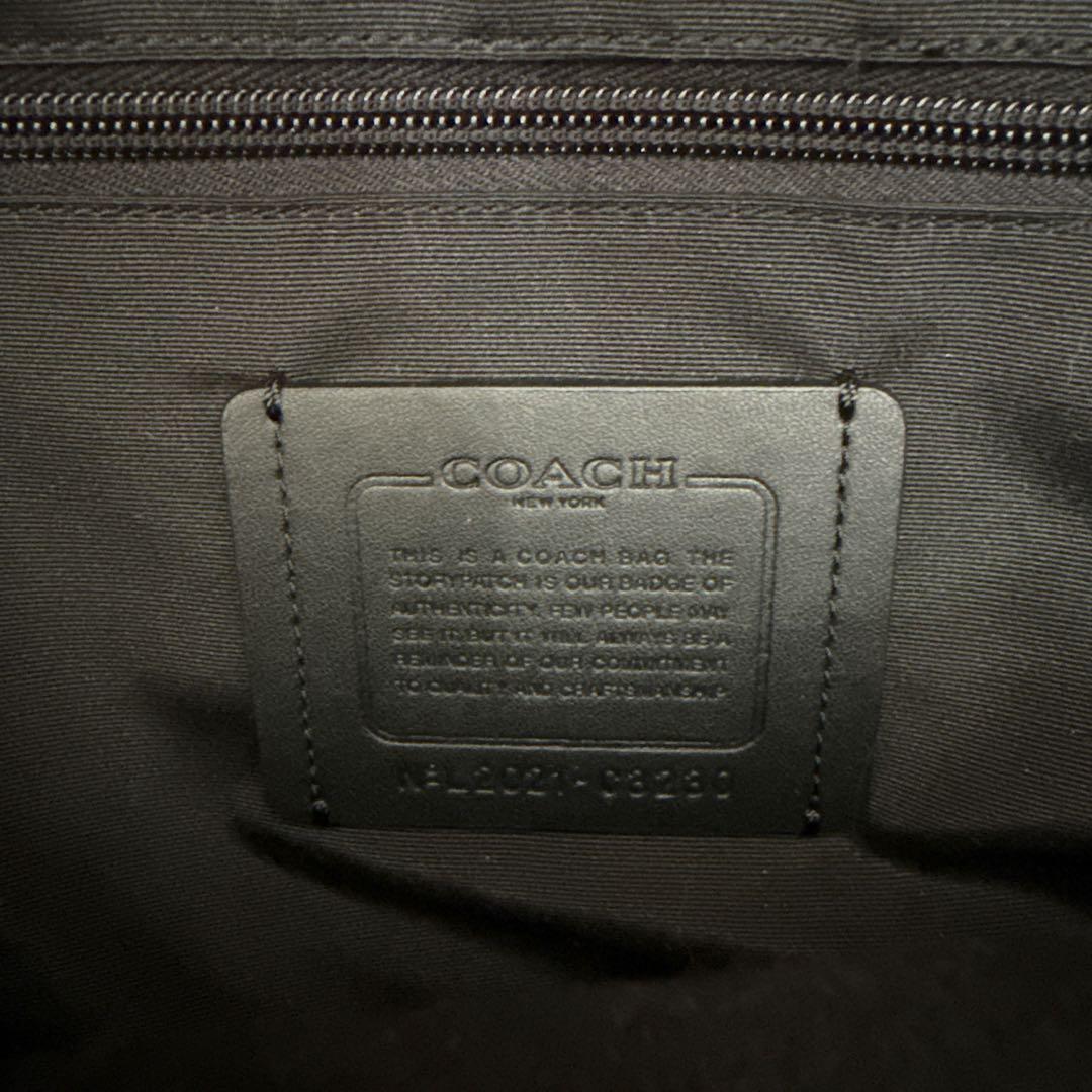 COACH ストライプデザイン バックパック