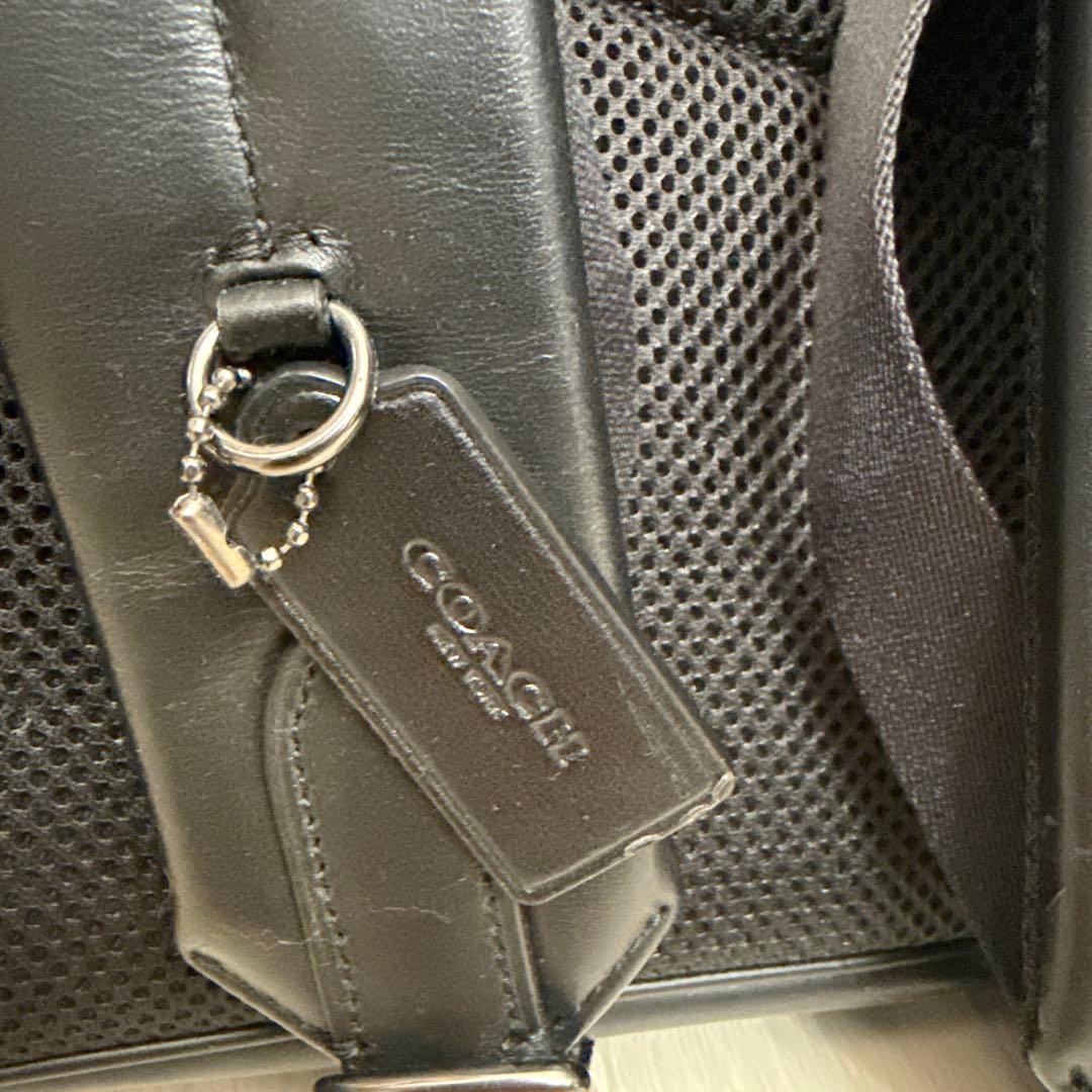 COACH ストライプデザイン バックパック