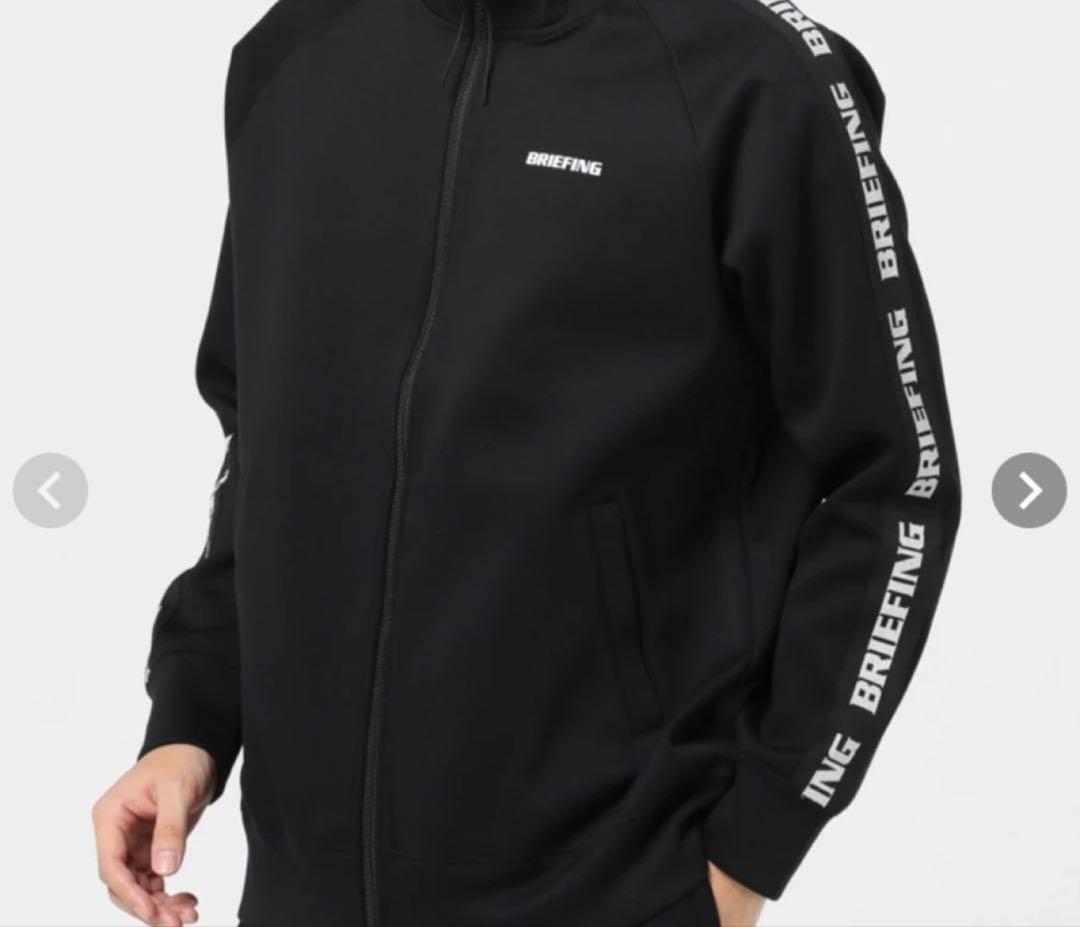 BRIEFINGゴルフ （L）ウォームサイドロゴラインブルゾンブラック新品未使用