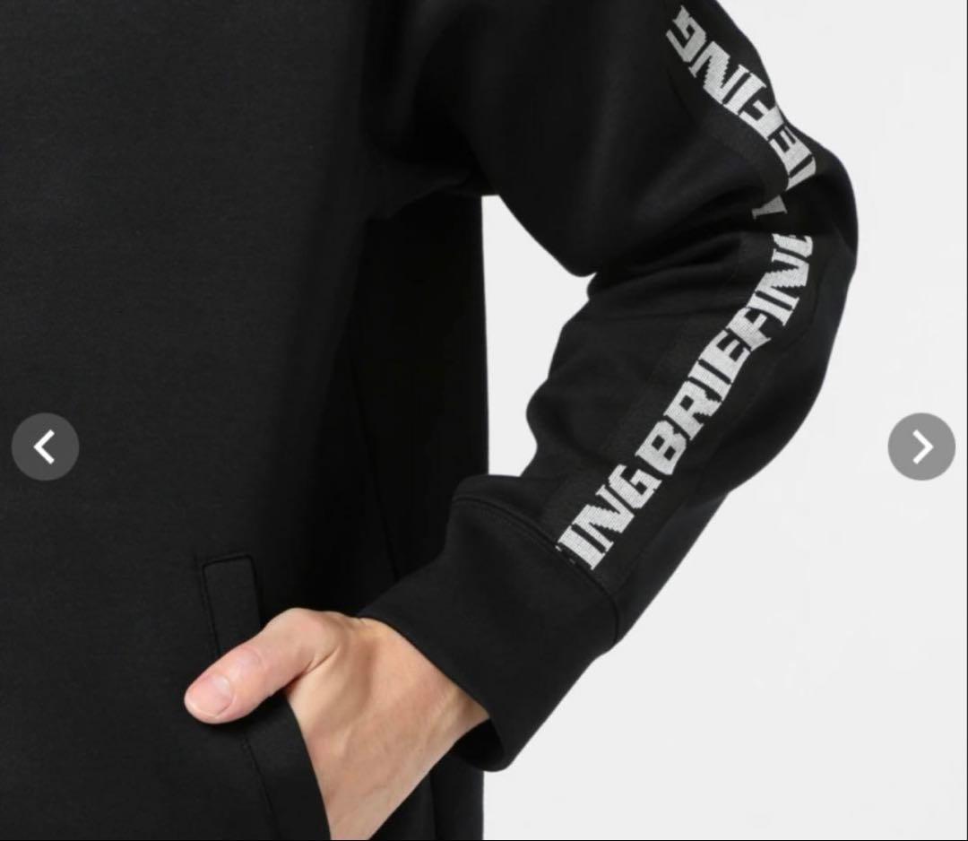 BRIEFINGゴルフ （L）ウォームサイドロゴラインブルゾンブラック新品未使用