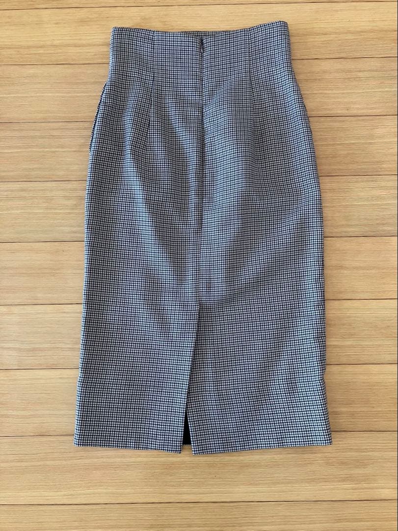 MADISONBLUE チェック柄　タイトスカート 00 XSマディソンブルー